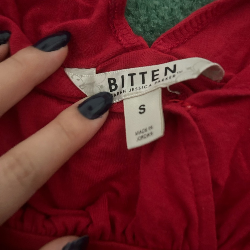 Red babydoll top Bitten by Sarah Jessica Parker - Picture 4 of 4